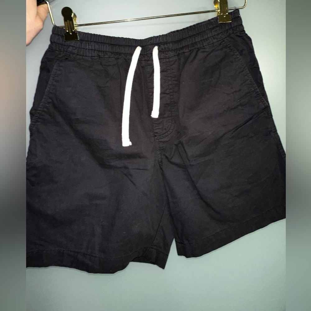 Black Drawstring Shorts - Picture 2 of 9